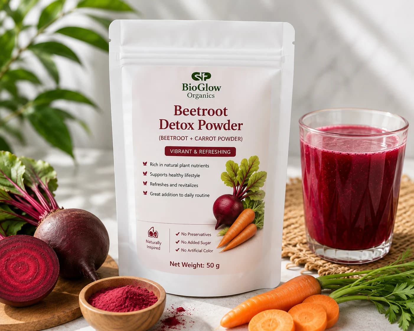 BioGlow Beetroot detox drink
