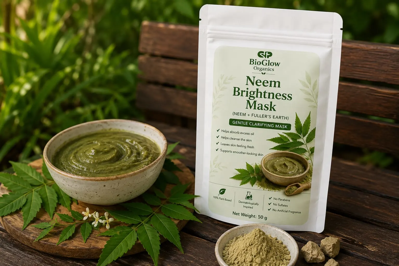 BioGlow Neem Brightening face mask
