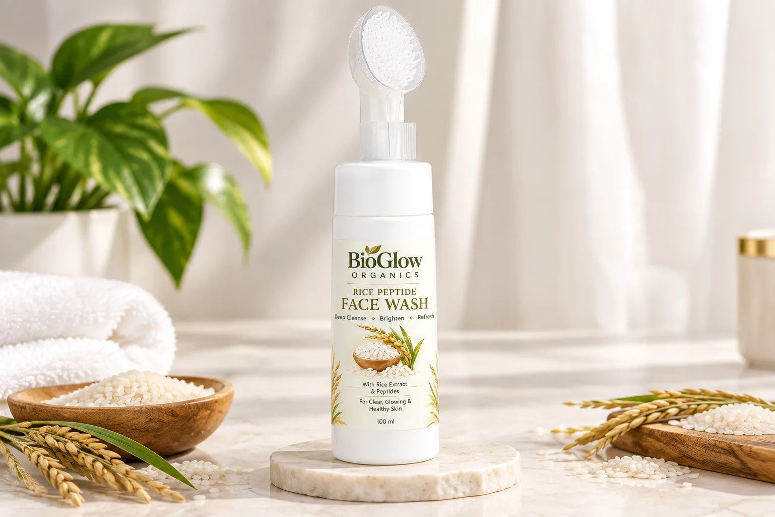 BioGlow Rice face wash